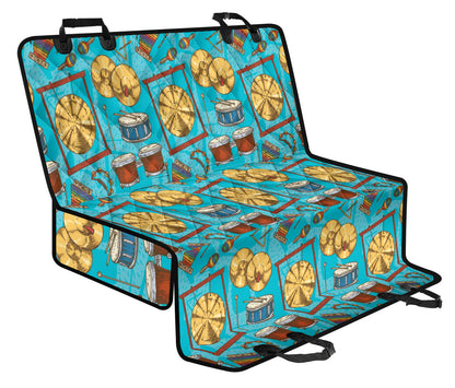 Percussion Pattern Print Design 03 Rear Dog Car Seat Cover Hammock
