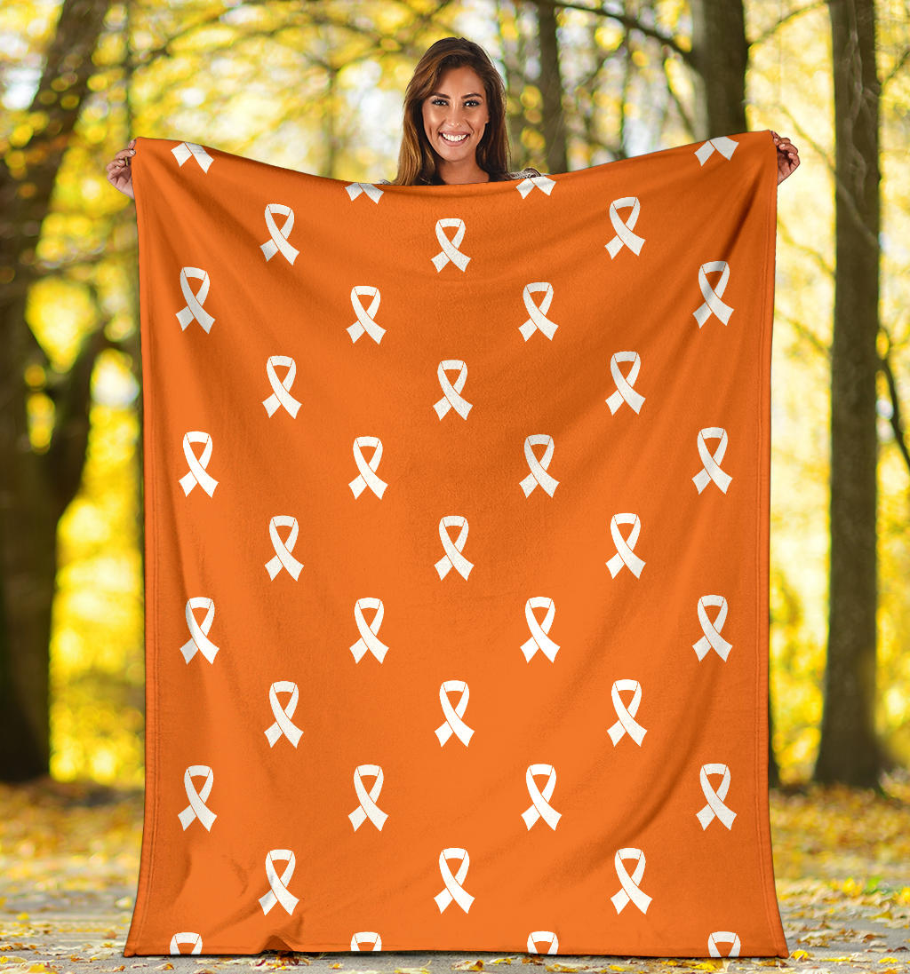 Appendix cancer Pattern Print Design 01 Premium Blanket