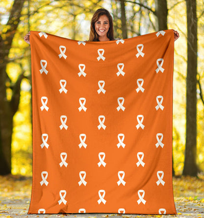Appendix cancer Pattern Print Design 01 Premium Blanket