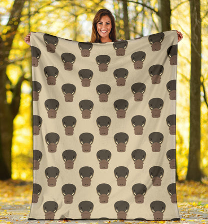 Platypus Pattern Print Design A03 Premium Blanket