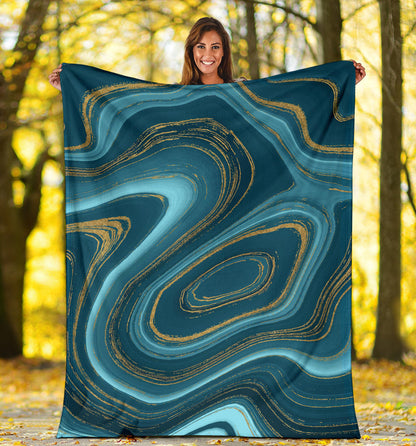 Liquid Pattern Print Design 04 Premium Blanket