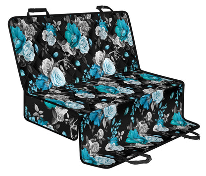 Rose Pattern Print Design A02 Rear Dog Car Seat Cover Hammock