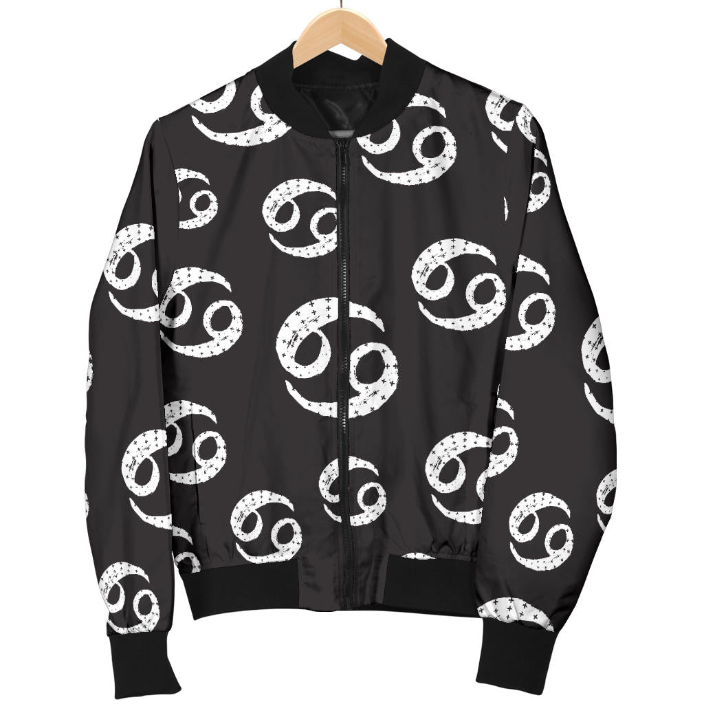 Cancer Zodiac Pattern Print Design 02 Men Bomber Jacket