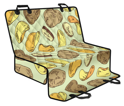 Potato Pattern Print Design A03 Rear Dog Car Seat Cover Hammock