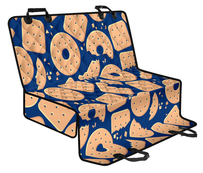 Cracker Pattern Print Design 03 Rear Dog Car Seat Cover Hammock