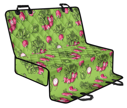 Radish Pattern Print Design A05 Rear Dog Car Seat Cover Hammock