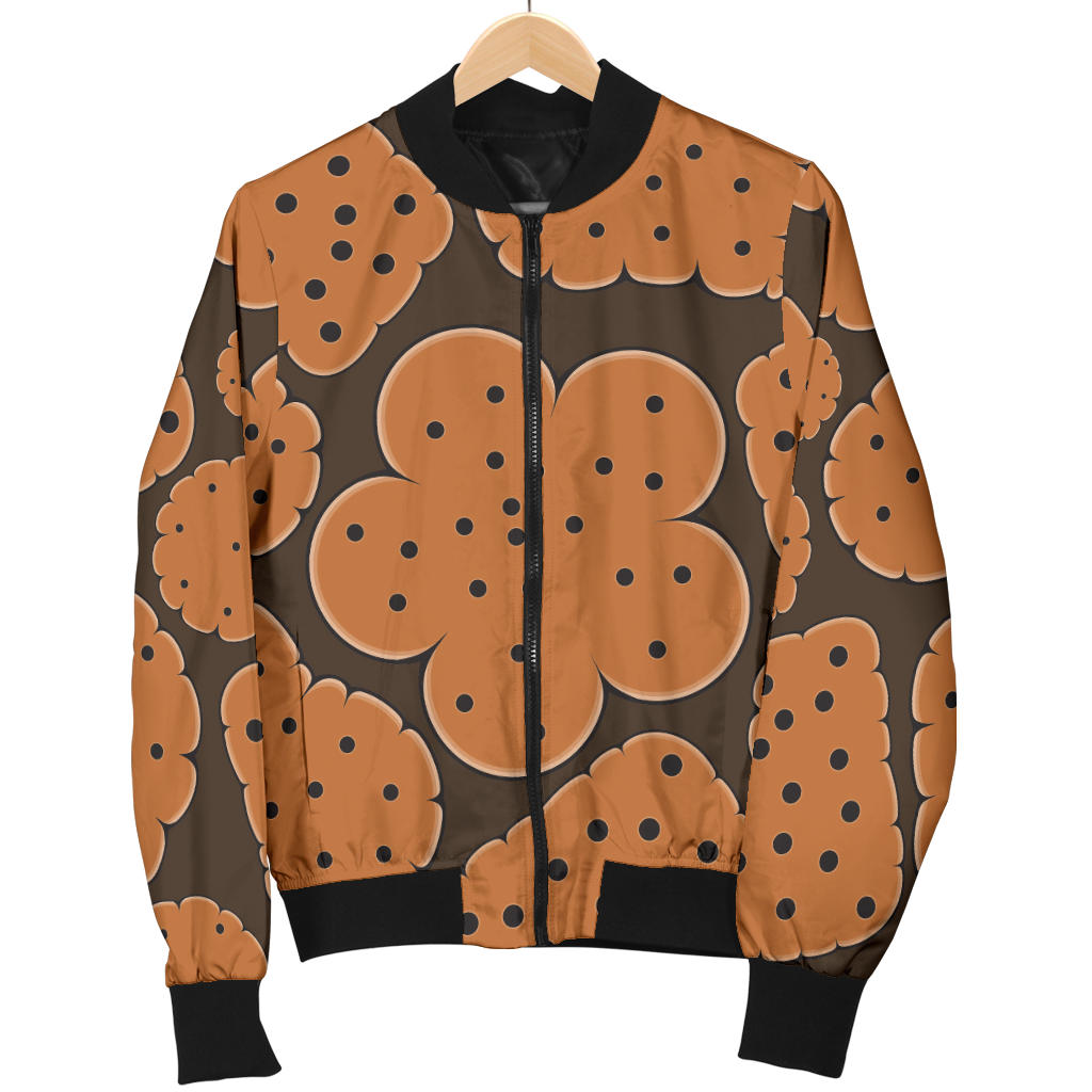 Cracker Pattern Print Design 01 Men Bomber Jacket