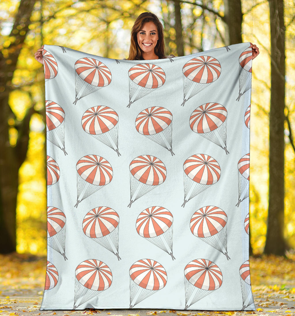 Skydiving Pattern Print Design 01 Premium Blanket