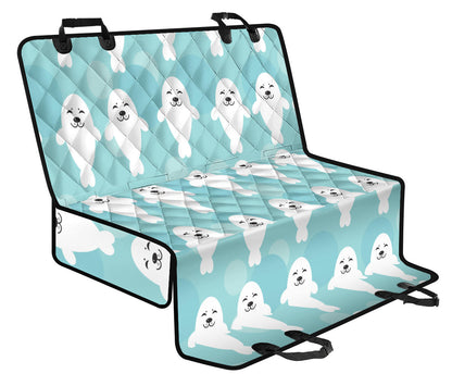 Sea Lion Baby Pattern Print Design 01 Rear Dog Car Seat Cover Hammock
