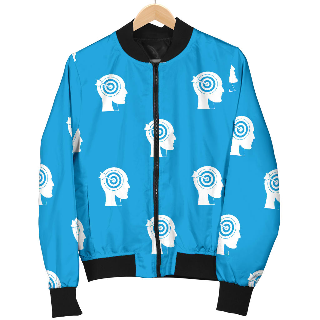 Psychology Pattern Print Design A03 Men Bomber Jacket