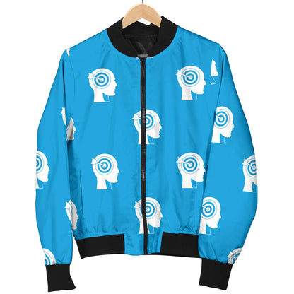 Psychology Pattern Print Design A03 Men Bomber Jacket