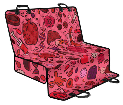 Phlebotomist Pattern Print Design A01 Rear Dog Car Seat Cover Hammock