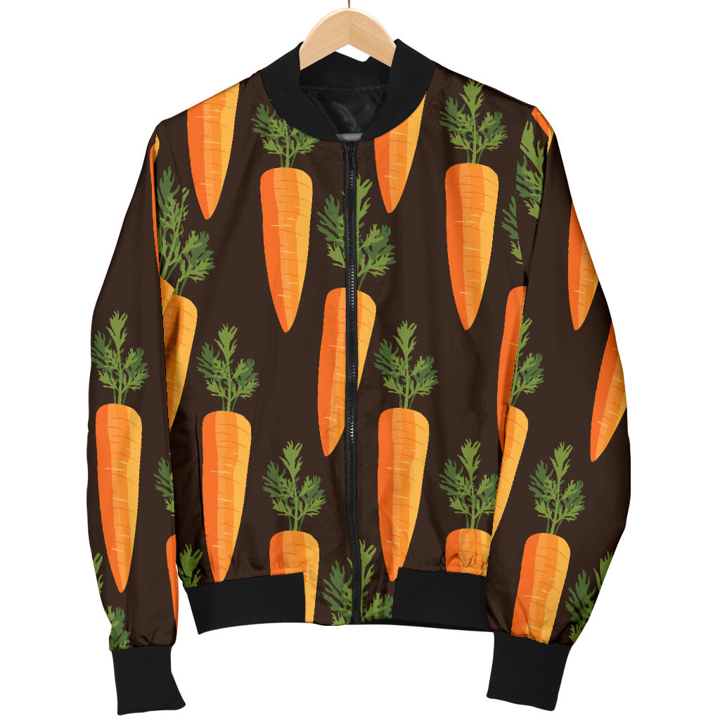 Carrot Pattern Print Design 06 Men Bomber Jacket