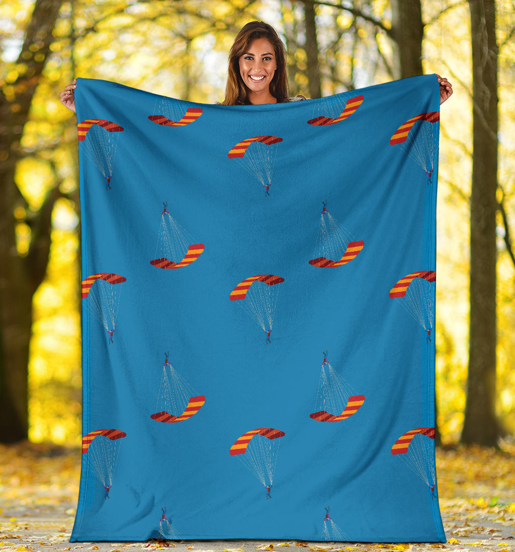 Paratrooper Pattern Print Design A01 Premium Blanket