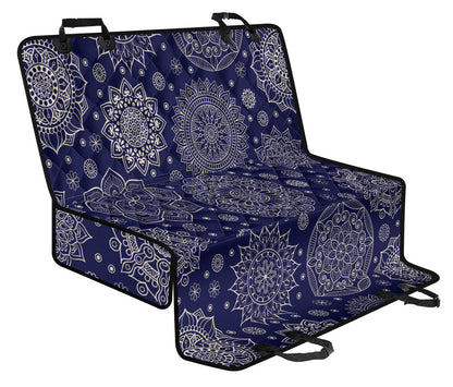 Mandala Pattern Print Design 02 Rear Dog Car Seat Cover Hammock
