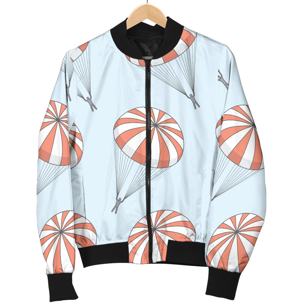 Skydiving Pattern Print Design 01 Men Bomber Jacket