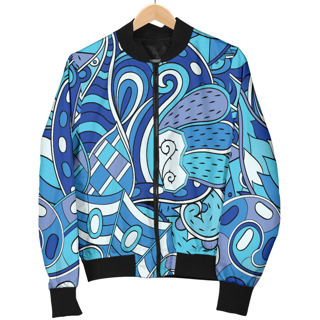 Funky Retro Pattern Print Design A02 Men Bomber Jacket