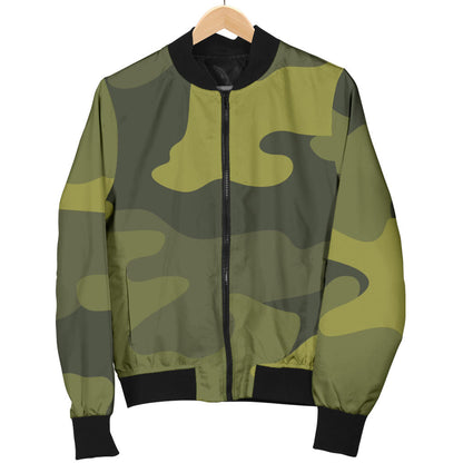 Military Camouflage Pattern Print Design 02 Men Bomber Jacket