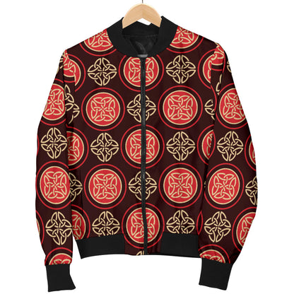 Celtic Pattern Print Design 02 Men Bomber Jacket