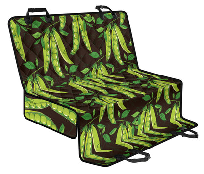 Peas Pattern Print Design A03 Rear Dog Car Seat Cover Hammock