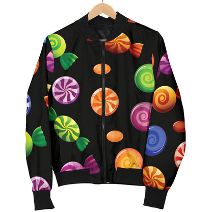 Candy Pattern Print Design 01 Men Bomber Jacket