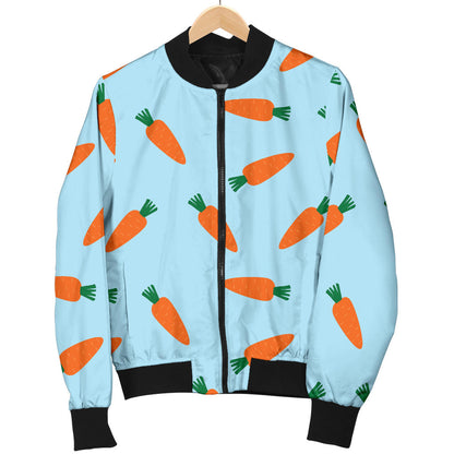 Carrot Pattern Print Design 03 Men Bomber Jacket