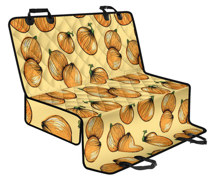 Onion Pattern Print Design A04 Rear Dog Car Seat Cover Hammock