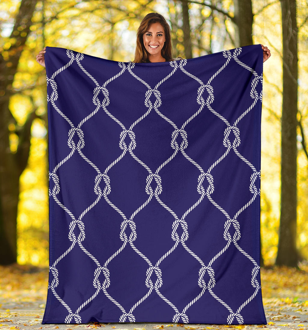 Rope Pattern Print Design A03 Premium Blanket