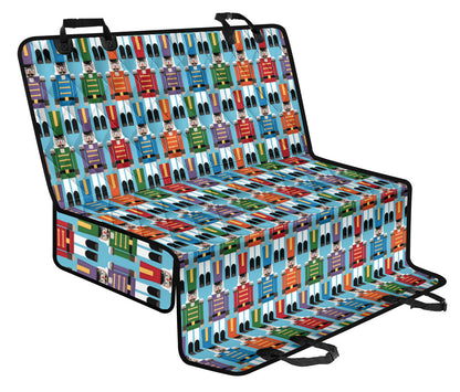 Nutcracker Pattern Print Design A02 Rear Dog Car Seat Cover Hammock