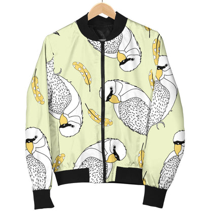 Parakeet Pattern Print Design A03 Men Bomber Jacket