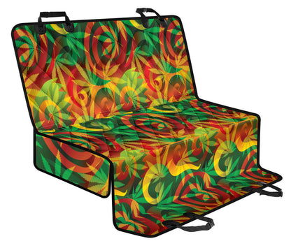 Rastafarian Pattern Print Design A01 Rear Dog Car Seat Cover Hammock