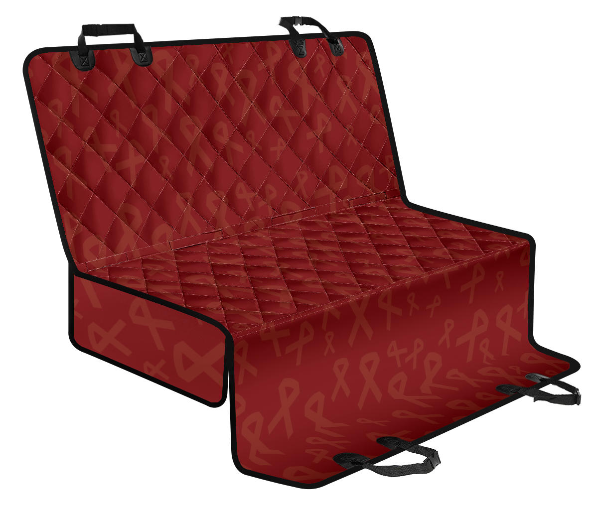 Multiple myeloma Pattern Print Design A02 Rear Dog Car Seat Cover Hammock