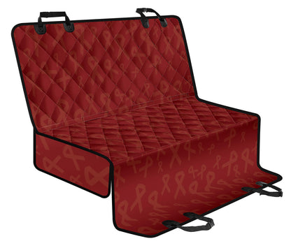 Multiple myeloma Pattern Print Design A02 Rear Dog Car Seat Cover Hammock