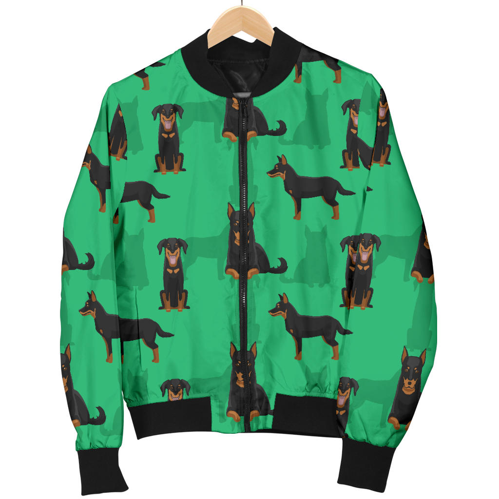 Beauceron Pattern Print Design 01 Men Bomber Jacket