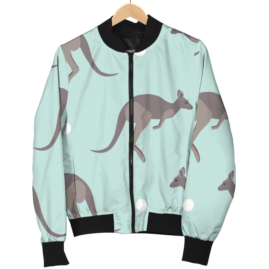 Kangaroos Pattern Print Design 04 Men Bomber Jacket