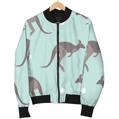 Kangaroos Pattern Print Design 04 Men Bomber Jacket