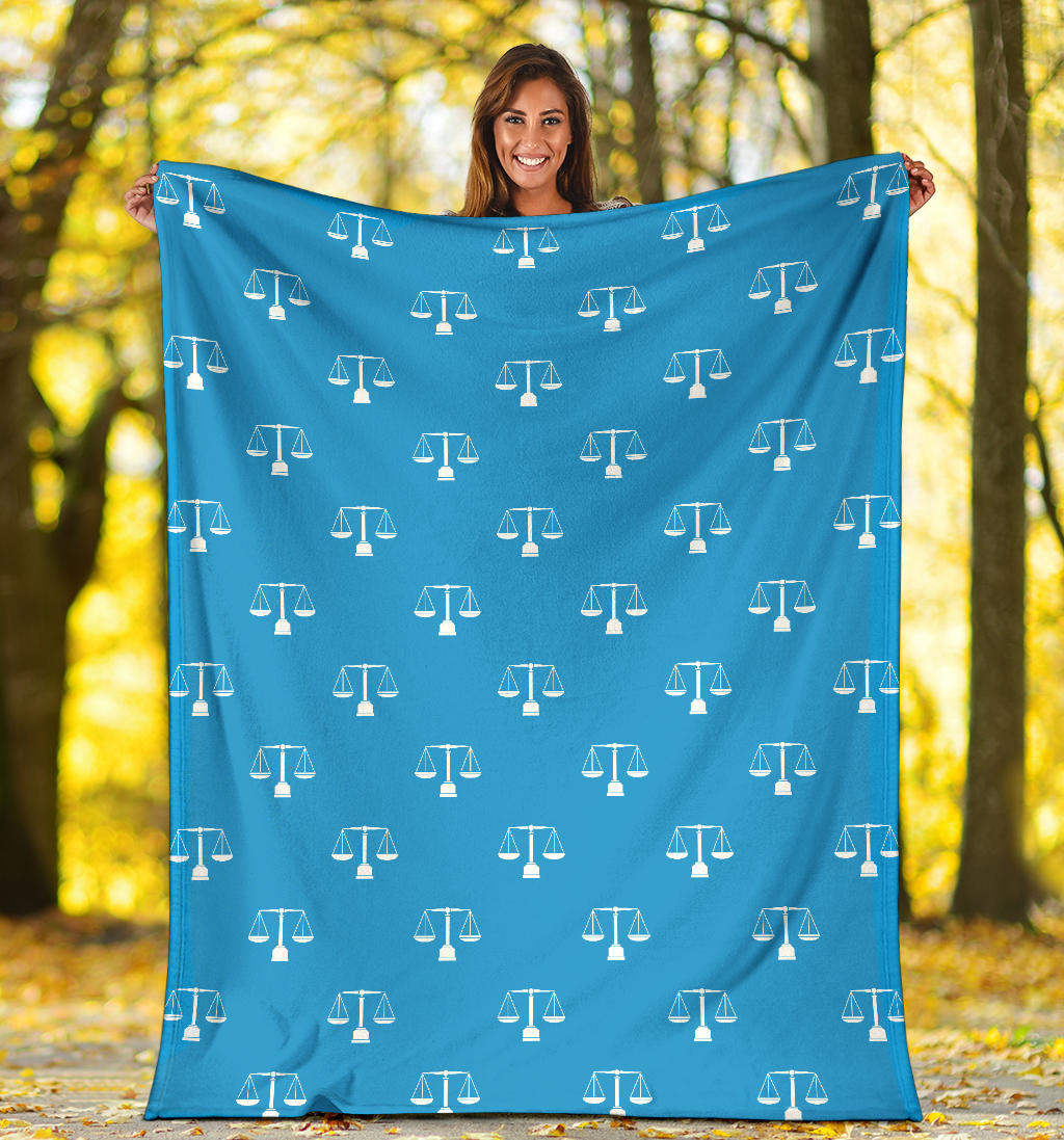 Libra Pattern Print Design 02 Premium Blanket