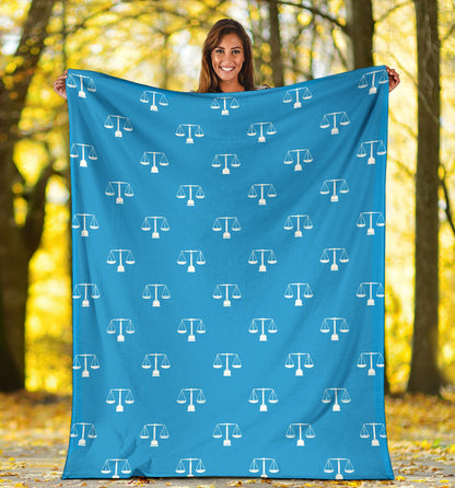 Libra Pattern Print Design 02 Premium Blanket