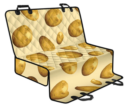 Potato Pattern Print Design A01 Rear Dog Car Seat Cover Hammock
