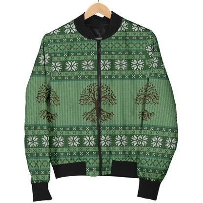 Celtic Pattern Print Design 09 Men Bomber Jacket