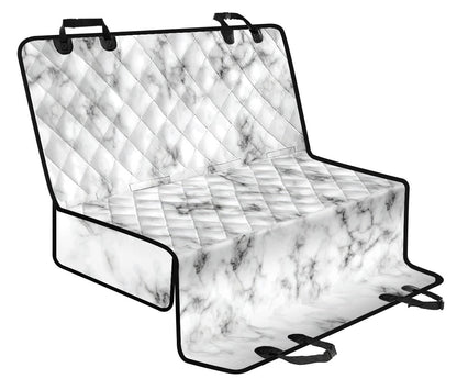 Marble Pattern Print Design 01 Rear Dog Car Seat Cover Hammock