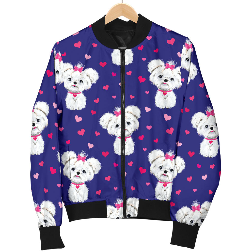 Maltese Pattern Print Design 02 Men Bomber Jacket