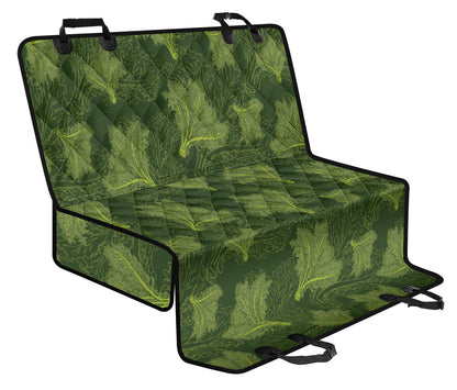 Kale Pattern Print Design 01 Rear Dog Car Seat Cover Hammock