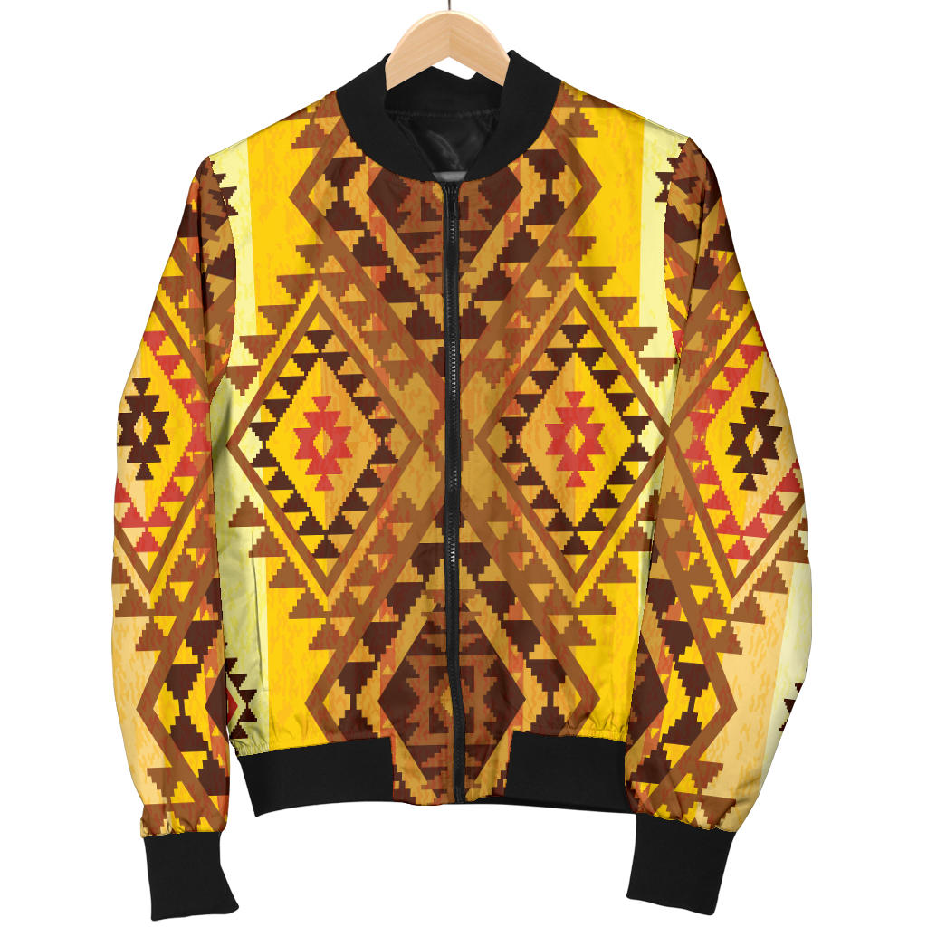 Native Pattern Print Design A09 Men Bomber Jacket