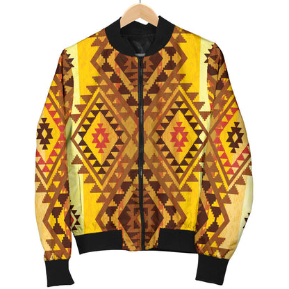 Native Pattern Print Design A09 Men Bomber Jacket