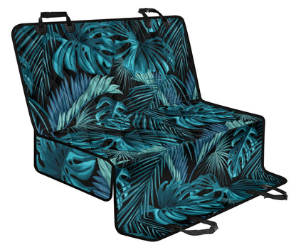 Palm Leaf Pattern Print Design A03 Rear Dog Car Seat Cover Hammock