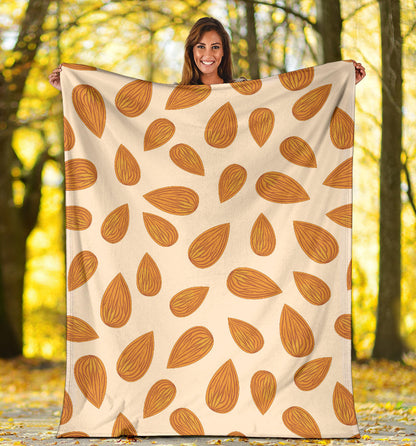 Almond Pattern Print Design 03 Premium Blanket