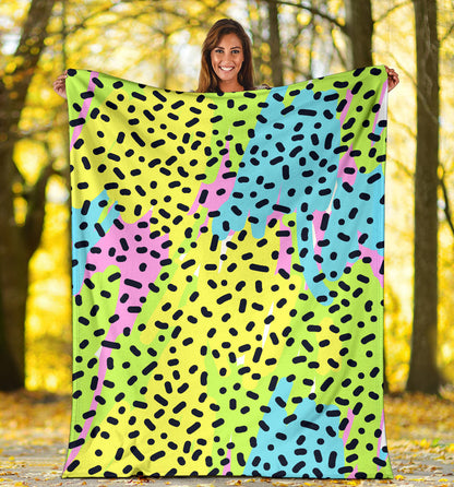 90s Pattern Print Design 2 Premium Blanket