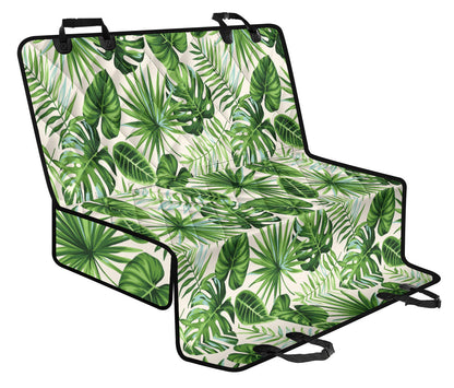 Palm Leaf Pattern Print Design A01 Rear Dog Car Seat Cover Hammock
