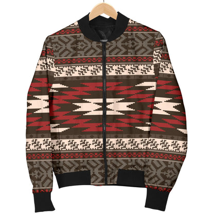 Native Pattern Print Design A03 Men Bomber Jacket